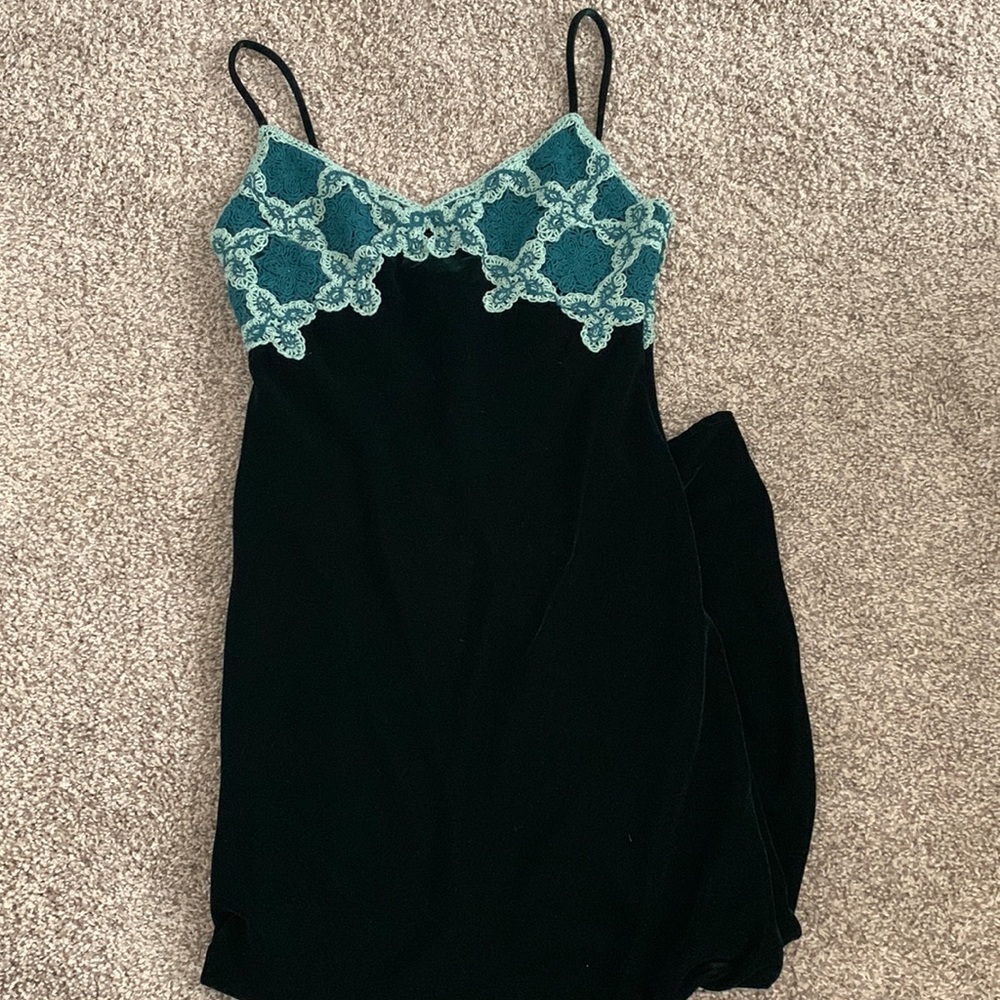 Zara crochet/embroidery maxi dress